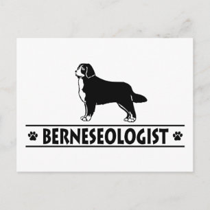 Humoureuze Bernese Mountain Dog Briefkaart