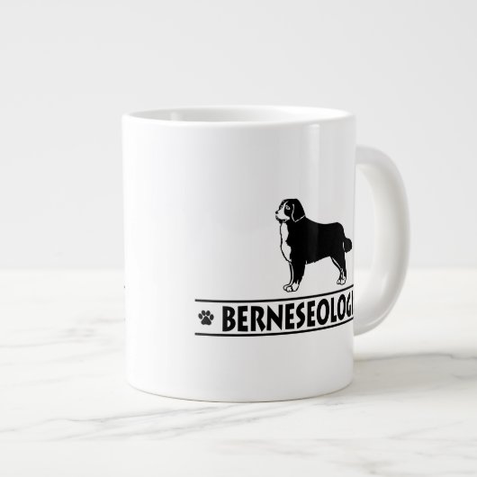 Humoureuze Bernese Mountain Dog Grote Koffiekop (Voorkant rechts)