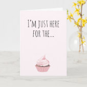 Humoureuze Birthday Kaart Cake (Gele Bloem)