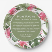 Humoureuze Borden voor Tropisch Weddenschap Papieren Bordje (Voorkant)