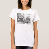 Humoureuze borstvoeding  mammabeelden t-shirt (Voorkant)