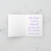 Humoureuze bruid en bruine Cartoon bruiloft (Binnen)