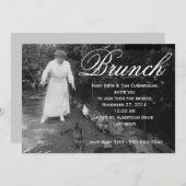 Humoureuze Brunch Party Kaart (Voorkant / Achterkant)