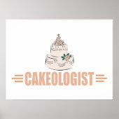Humoureuze Cake Decorating Poster (Voorkant)