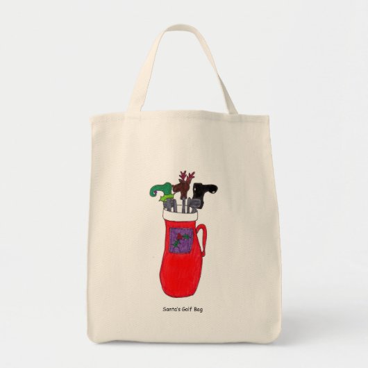 Humoureuze Canvas tas Golf Bag (Voorkant)