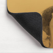 Humoureuze Chinese hond Mousepad Muismat (Hoek)