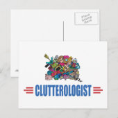 Humoureuze cluster briefkaart (Voorkant / Achterkant)