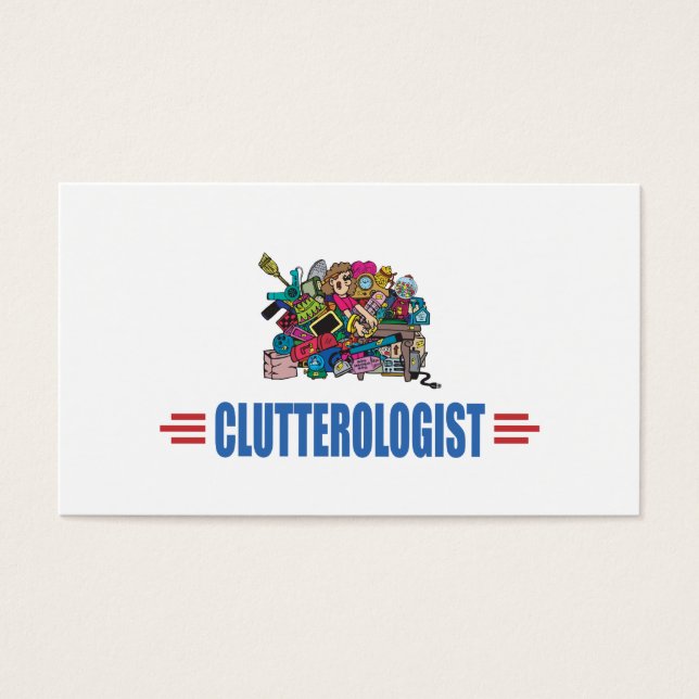 Humoureuze cluster visitekaartjes (Voorkant)