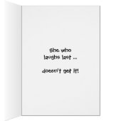 Humoureuze dame die laatst lacht (Binnen (Rechts))