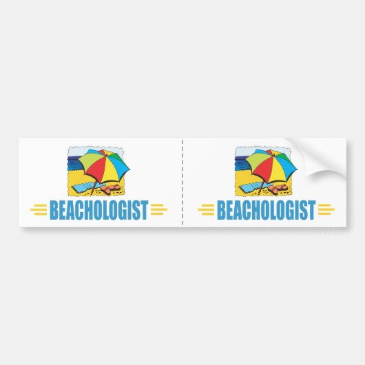 Humoureuze doorsnede bumpersticker (Voorkant)
