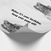 Humoureuze Duitse papierpap Cadeaupapier (Hoek)