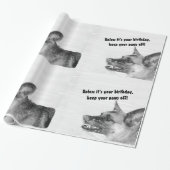 Humoureuze Duitse papierpap Cadeaupapier (Uitgerold)