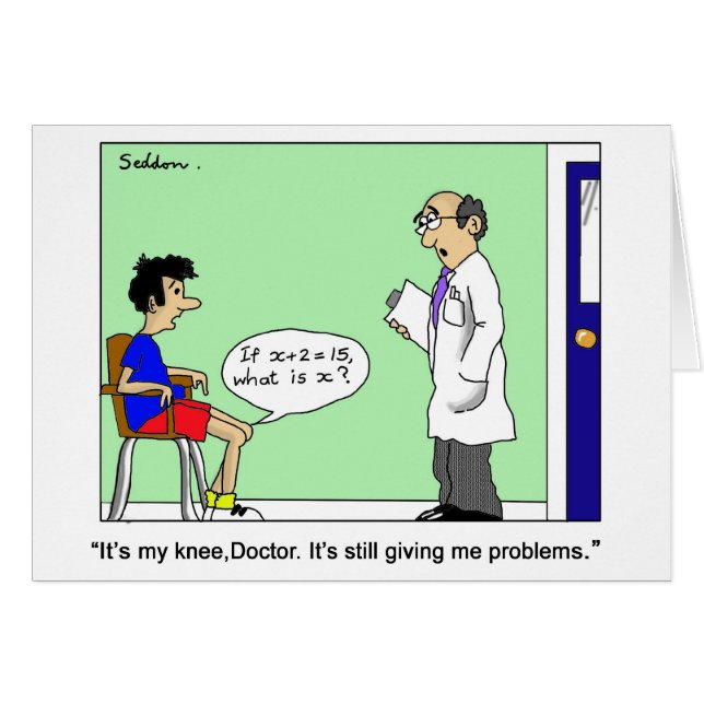 Humoureuze en originele cartoon van Mike Seddon. (Voorkant Horizontaal)