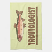 Humoureuze forel theedoek (Verticaal)