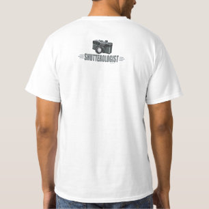 Humoureuze fotografe camera t-shirt