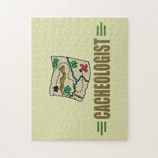 Humoureuze geocaching legpuzzel (Verticaal)