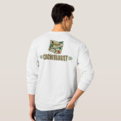 Humoureuze geocaching t-shirt (Achterkant volledig)