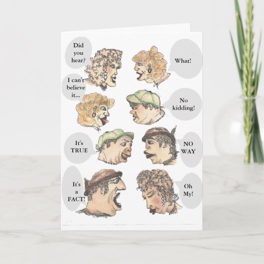 Humoureuze geruchten zijn goed voor jou kaart (Voorkant)