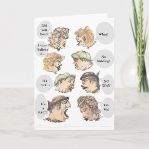 Humoureuze geruchten zijn goed voor jou kaart