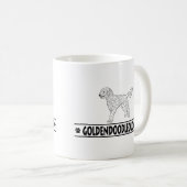 Humoureuze Goldendole Koffiemok (Voorkant rechts)
