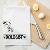 Humoureuze GREYHOUND DOGS Theedoek (Quarter Fold)