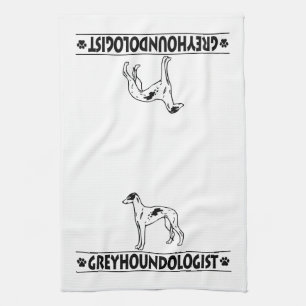 Humoureuze GREYHOUND DOGS Theedoek