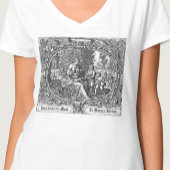 Humoureuze illustratie van borstvoeding  illustrat t-shirt