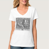 Humoureuze illustratie van borstvoeding  illustrat t-shirt (Voorkant)