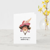 Humoureuze Kaart om ouder te worden (Gele Bloem)