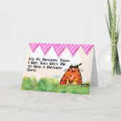 Humoureuze Kaart ter gelegenheid van de geboorte v (Voorkant)