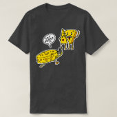 Humoureuze kaas zegt mensen grappig t-shirt (Design voorkant)