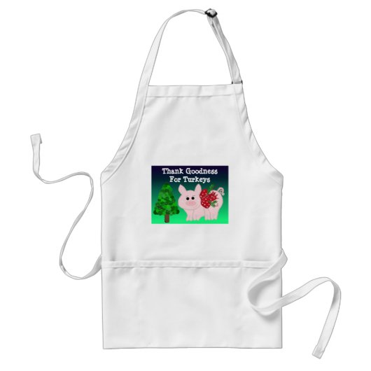 Humoureuze kerstbal met Gezegde Standaard Schort (Voorkant)