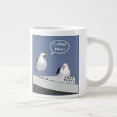 Humoureuze koffie-Starved Yelling Seagull Mok Funn (Rechts)