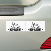 Humoureuze konijn bumpersticker (Op auto)
