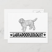 Humoureuze Labradoodle Briefkaart (Voorkant / Achterkant)