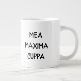 Humoureuze Latijns-katholieke gemiddelde Maxima Cu Grote Koffiekop