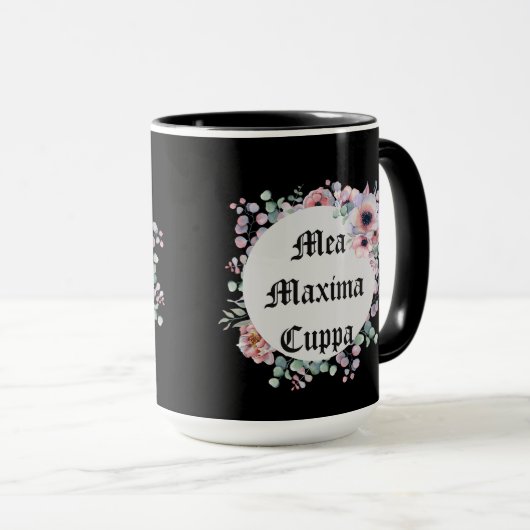 Humoureuze Latijns-katholieke gemiddelde Maxima Cu Mok (Voorkant rechts)