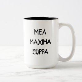 Humoureuze Latijns-katholieke gemiddelde Maxima Cu Tweekleurige Koffiemok