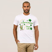 Humoureuze Leprechauns Lood Short Life T-Shirt (Voorkant volledig)