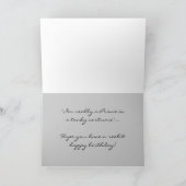 Humoureuze Mr Toad Birthday Card Kaart (Binnen)