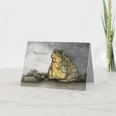 Humoureuze Mr Toad Birthday Card Kaart (Voorkant)