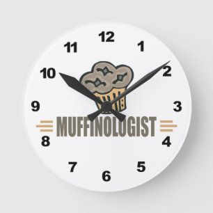 Humoureuze Muffins Ronde Klok