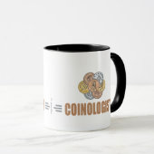 Humoureuze muntcollector mok (Voorkant rechts)