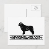 Humoureuze Newfoundland Briefkaart (Voorkant / Achterkant)