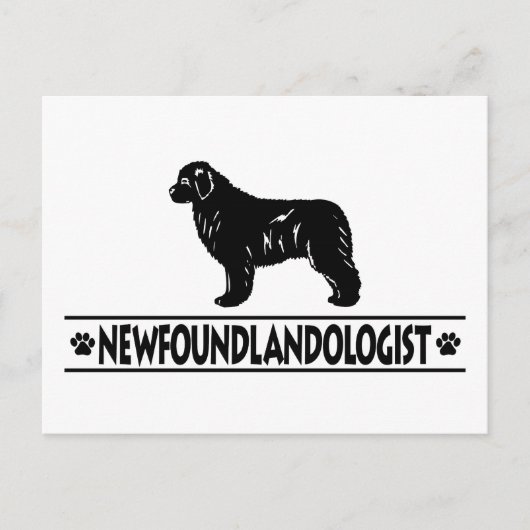 Humoureuze Newfoundland Briefkaart (Voorkant)
