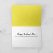 Humoureuze nostalgie kaart - vliegend met zoon (Binnen)