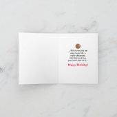 Humoureuze ouderwetse geboortedatum kaart (Binnen)