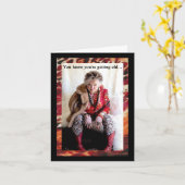 Humoureuze ouderwetse geboortedatum kaart (Gele Bloem)