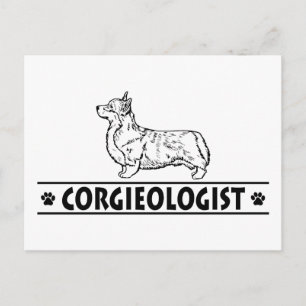 Humoureuze Pembroke Welsh Corgie Briefkaart