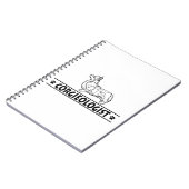 Humoureuze Pembroke Welsh Corgie Notitieboek (Linkerzijde)
